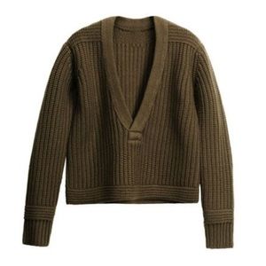 COPY - H&M Studio Chunky Sweater olive green (Acne style)